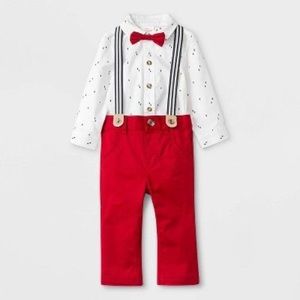 Baby Cat & Jack Christmas Outfit